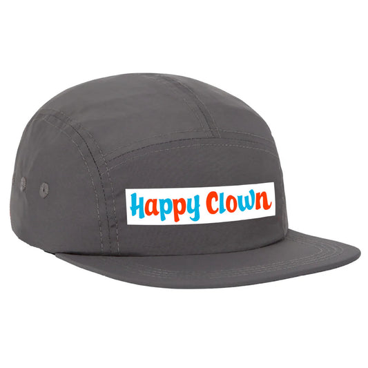 Happy Clown Core Camp Cap - Grey